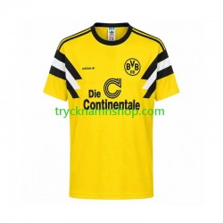 Borussia Dortmund 1989 Tröja Retro 1:a Matchställ Män Kortärmad