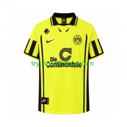 Borussia Dortmund 1996 Tröja Retro 1:a Matchställ Män Kortärmad