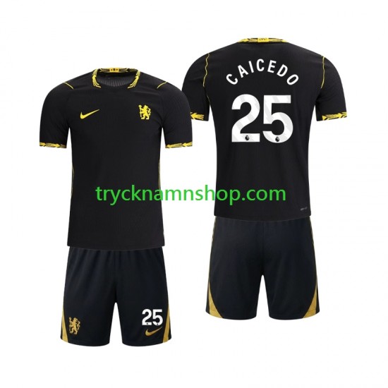 Chelsea Moises Caicedo 25 2026-2027 Tröja 2:a Matchställ Barn Kortärmad