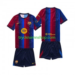 FC Barcelona 2026-2027 Tröja 1:a Matchställ Barn Kortärmad