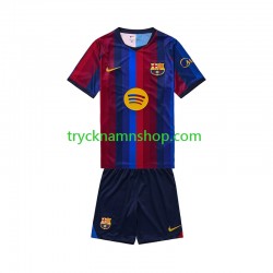 FC Barcelona 2026-2027 Tröja 1:a Matchställ Barn Kortärmad
