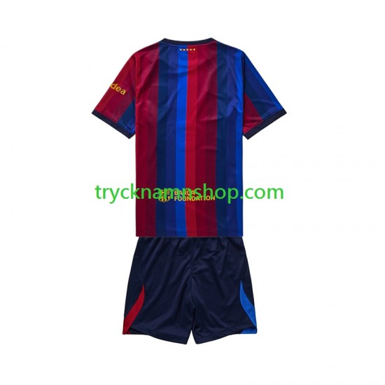 FC Barcelona 2026-2027 Tröja 1:a Matchställ Barn Kortärmad