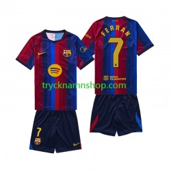 FC Barcelona Ferran Torres 7 2026-2027 Tröja 1:a Matchställ Barn Kortärmad