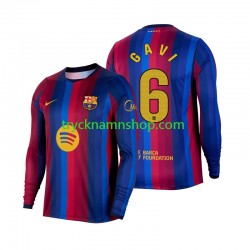 FC Barcelona Gavi 6 2026-2027 Tröja 1:a Matchställ Män Långärmad