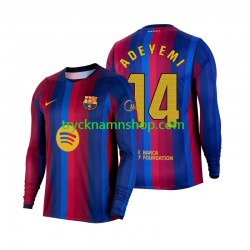 FC Barcelona Karim Adeyemi 14 2026-2027 Tröja 1:a Matchställ Män Långärmad