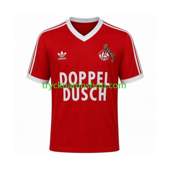 FC Köln 1984 1985 Tröja Retro 2:a Matchställ Män Kortärmad