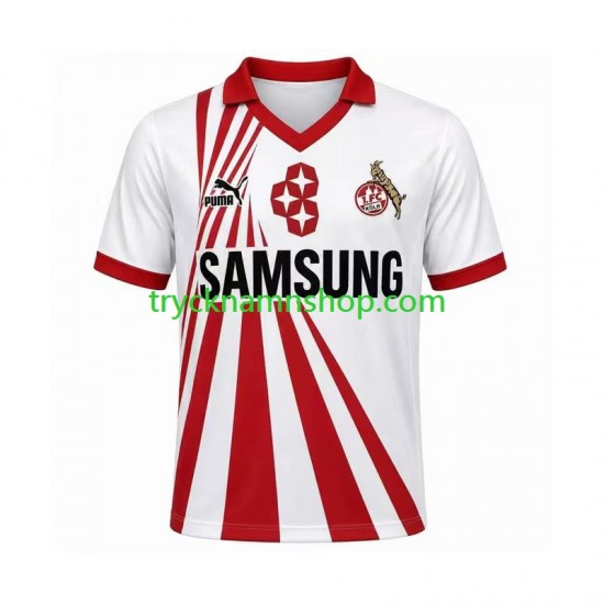 FC Köln 1990 1991 Tröja Retro 1:a Matchställ Män Kortärmad