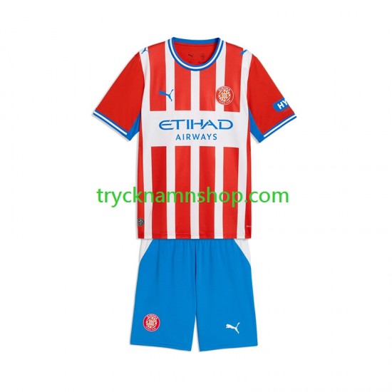 Girona 2026-2027 Tröja 1:a Matchställ Barn Kortärmad