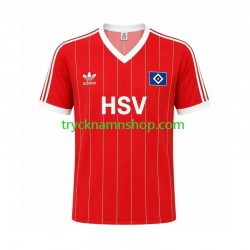 Hamburger SV 1983 Tröja Retro 2:a Matchställ Män Kortärmad