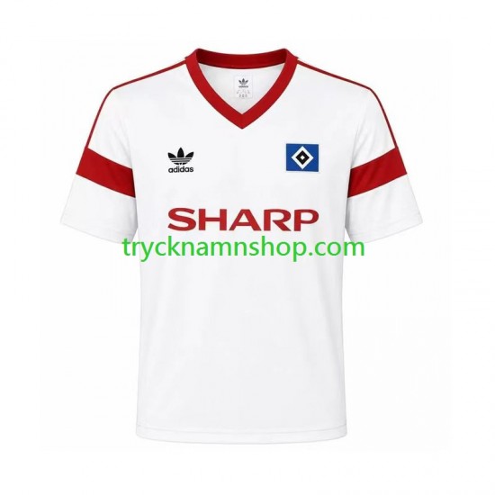 Hamburger SV 1988 Tröja Retro 1:a Matchställ Män Kortärmad