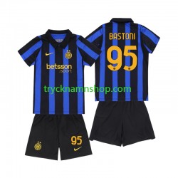 Inter Milan Alessandro Bastoni 95 2026-2027 Tröja 1:a Matchställ Barn Kortärmad
