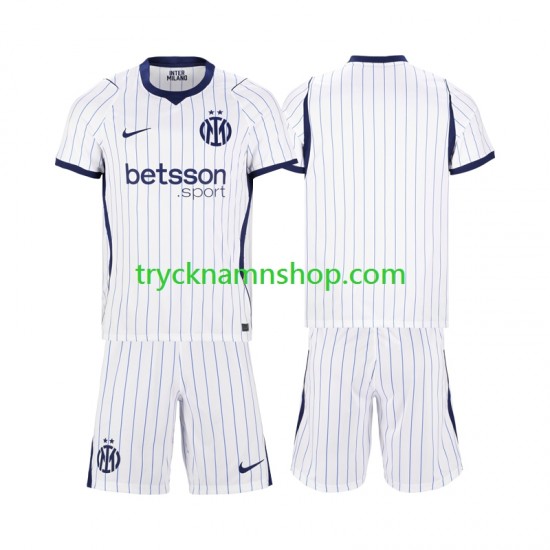 Inter Milan 2026-2027 Tröja 2:a Matchställ Barn Kortärmad