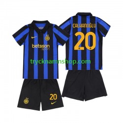 Inter Milan Hakan Calhanoglu 20 2026-2027 Tröja 1:a Matchställ Barn Kortärmad