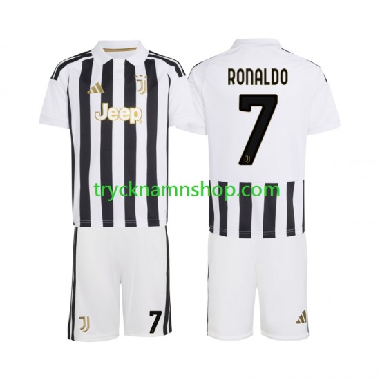Juventus Cristiano Ronaldo 7 2026-2027 Tröja 1:a Matchställ Barn Kortärmad