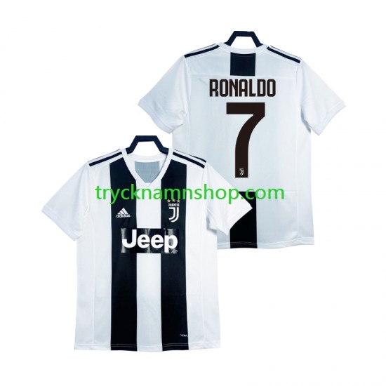 Juventus Cristiano Ronaldo 2018 2019 Tröja Retro 1:a Matchställ Män Kortärmad