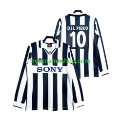 Juventus DEL PIERO 10 1997 Tröja Retro 1:a Matchställ Män Långärmad