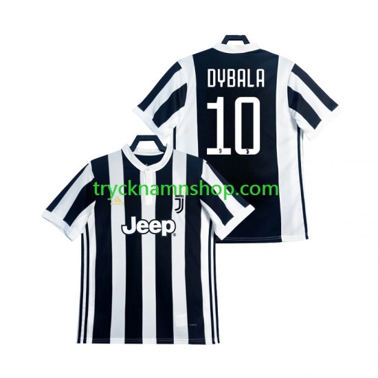 Juventus DYBALA 21 2017 2018 Tröja Retro 1:a Matchställ Män Kortärmad