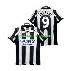Juventus INZAGHI 9 1997 1998 Tröja Retro 1:a Matchställ Män Kortärmad