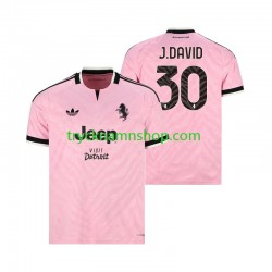 Juventus Jonathan David 30 2026-2027 Tröja 2:a Matchställ Män Kortärmad