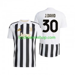 Juventus Jonathan David 30 2026-2027 Tröja 1:a Matchställ Män Kortärmad