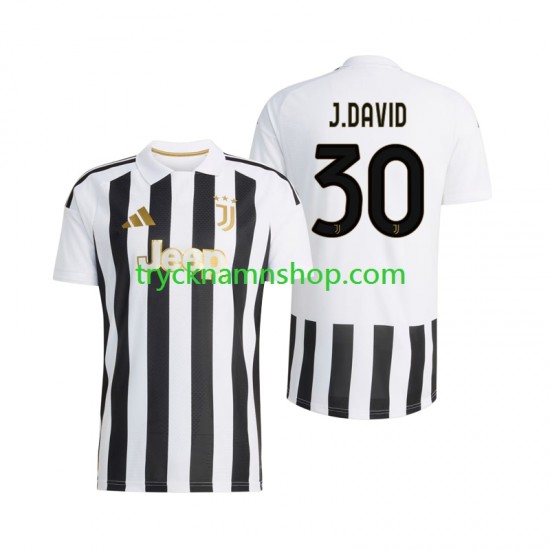 Juventus Jonathan David 30 2026-2027 Tröja 1:a Matchställ Män Kortärmad