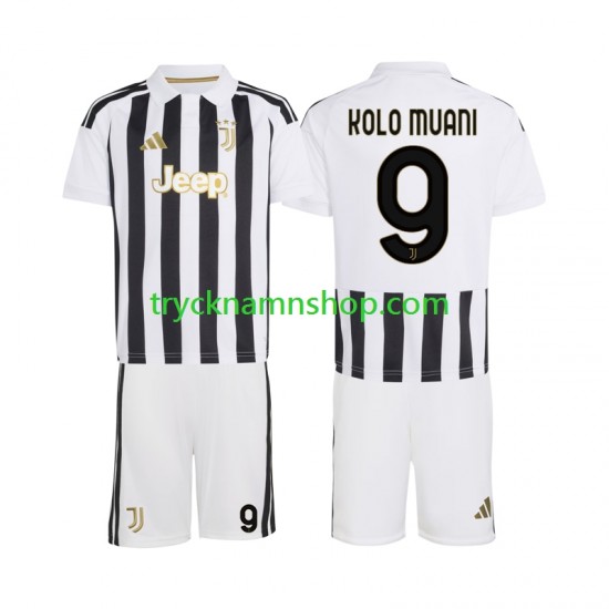 Juventus Randal Kolo Muani 9 2026-2027 Tröja 1:a Matchställ Barn Kortärmad