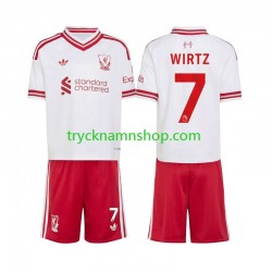 Liverpool Florian Wirtz 7 2026-2027 Tröja 2:a Matchställ Barn Kortärmad