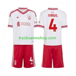 Liverpool Virgil van Dijk 4 2026-2027 Tröja 2:a Matchställ Barn Kortärmad
