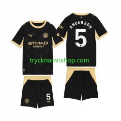 Manchester City Elliot Anderson 5 2026-2027 Tröja 2:a Matchställ Barn Kortärmad