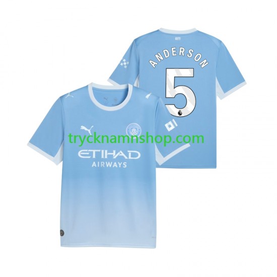 Manchester City Elliot Anderson 5 2026-2027 Tröja 1:a Matchställ Män Kortärmad