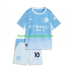 Manchester City Rayan Cherki 10 2026-2027 Tröja 1:a Matchställ Barn Kortärmad