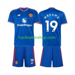 Manchester United Bryan Mbeumo 19 2026-2027 Tröja 2:a Matchställ Barn Kortärmad