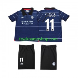 Manchester United GIGGS 11 1999 2000 Tröja Retro 2:a Matchställ Barn Kortärmad