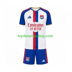 Olympique Lyonnais 2026-2027 Tröja 2:a Matchställ Barn Kortärmad