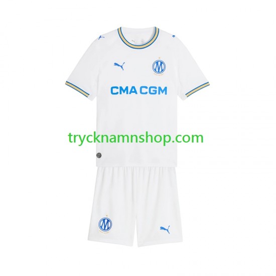 Olympique de Marseille 2026-2027 Tröja 1:a Matchställ Barn Kortärmad