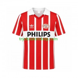 PSV Eindhoven 1990 Tröja Retro 1:a Matchställ Män Kortärmad
