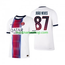 Paris Saint-Germain Joao Neves 87 2026-2027 Tröja 2:a Matchställ Män Kortärmad