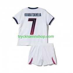 Paris Saint-Germain Khvicha Kvaratskhelia 7 2026-2027 Tröja 2:a Matchställ Barn Kortärmad