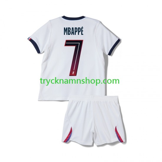 Paris Saint-Germain Kylian Mbappe 7 2026-2027 Tröja 2:a Matchställ Barn Kortärmad