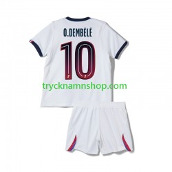 Paris Saint-Germain Ousmane Dembele 10 2026-2027 Tröja 2:a Matchställ Barn Kortärmad