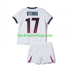 Paris Saint-Germain Vitinha 17 2026-2027 Tröja 2:a Matchställ Barn Kortärmad