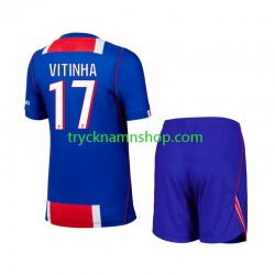 Paris Saint-Germain Vitinha 17 2026-2027 Tröja 1:a Matchställ Barn Kortärmad