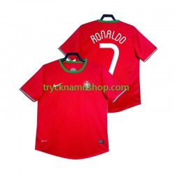 Portugal Cristiano Ronaldo 7 2012 Tröja Retro 1:a Matchställ Män Kortärmad