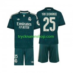Real Madrid Yan Diomande 25 2026-2027 Tröja 2:a Matchställ Barn Kortärmad