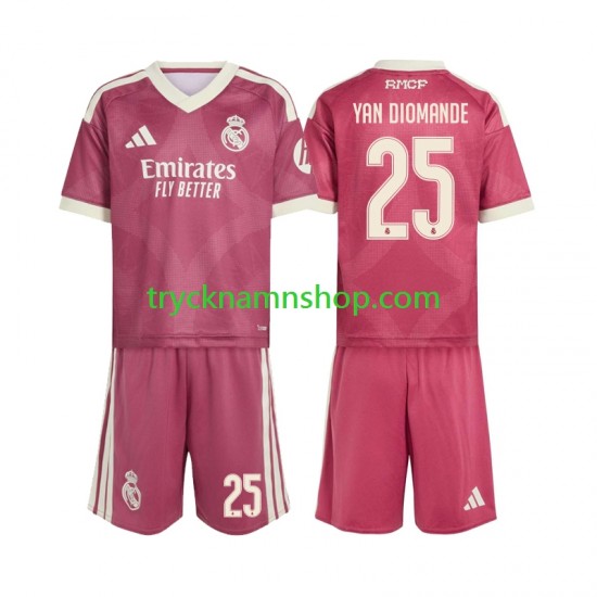 Real Madrid Yan Diomande 25 2026-2027 Tröja 3:e Matchställ Barn Kortärmad