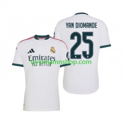 Real Madrid Yan Diomande 25 2026-2027 Tröja 1:a Matchställ Män Kortärmad