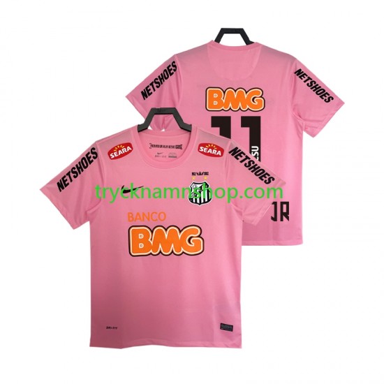 Santos Neymar JR 11 2012 2013 Tröja Retro 4:e Matchställ Män Kortärmad