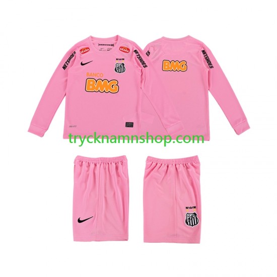 Santos 2012 2013 Tröja Retro 4:e Matchställ Barn Långärmad