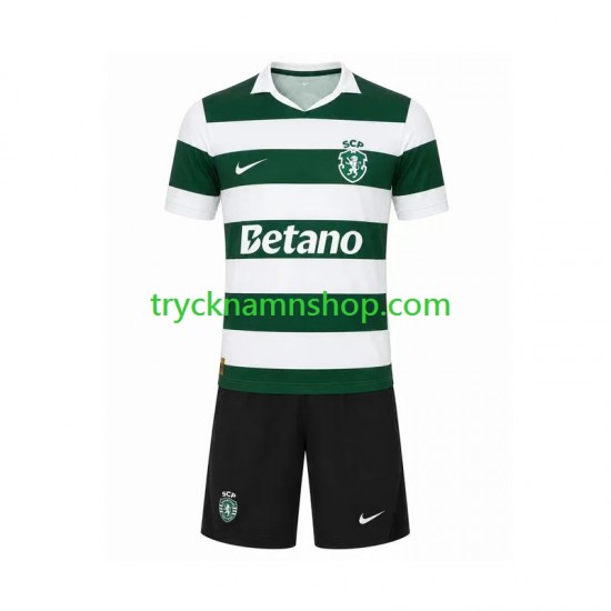 Sporting Lissabon 2026-2027 Tröja 1:a Matchställ Barn Kortärmad