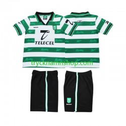 Sporting Lissabon 1999 2000 Tröja Retro 1:a Matchställ Barn Kortärmad